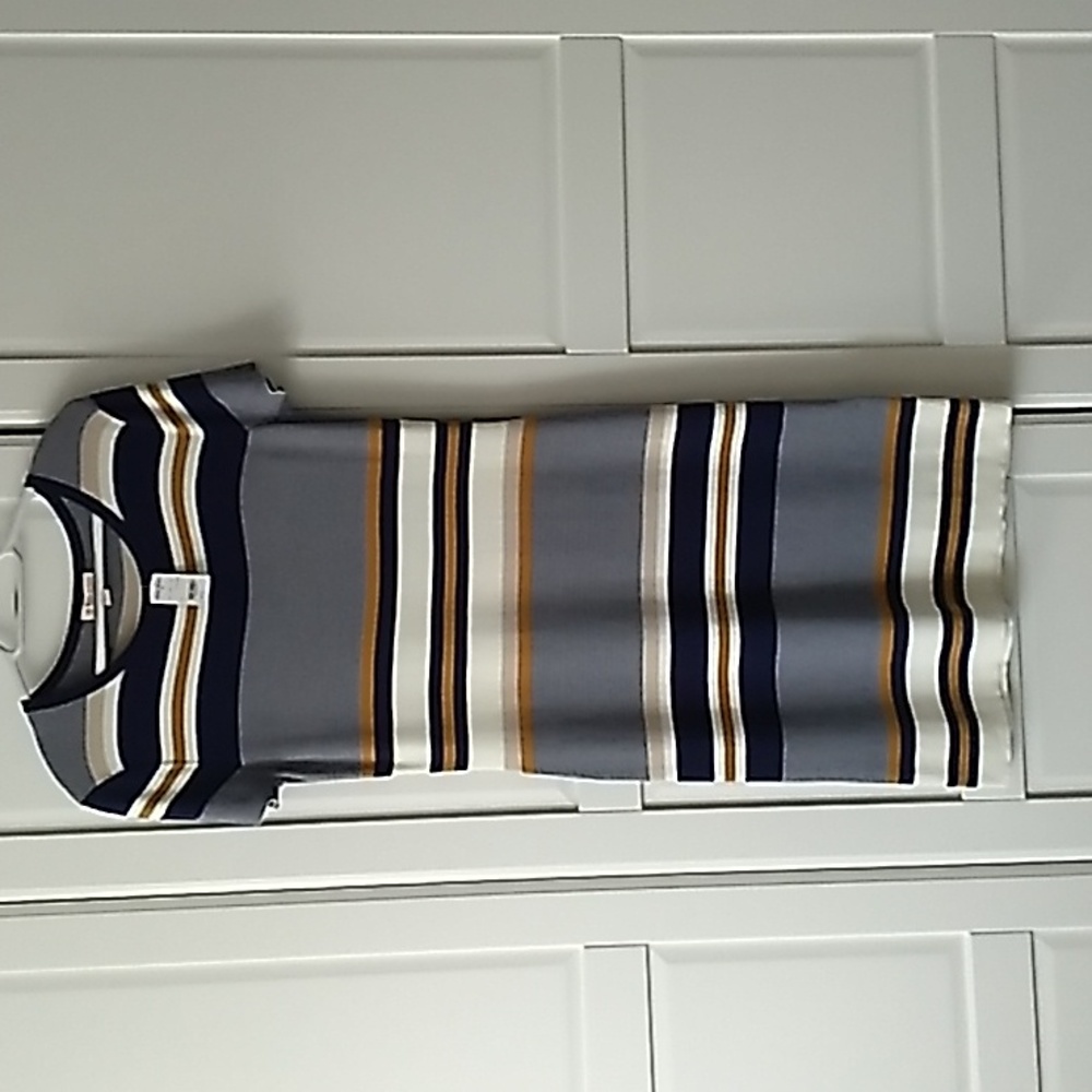 NWT Brooks Brothers Size M Knit striped dress.